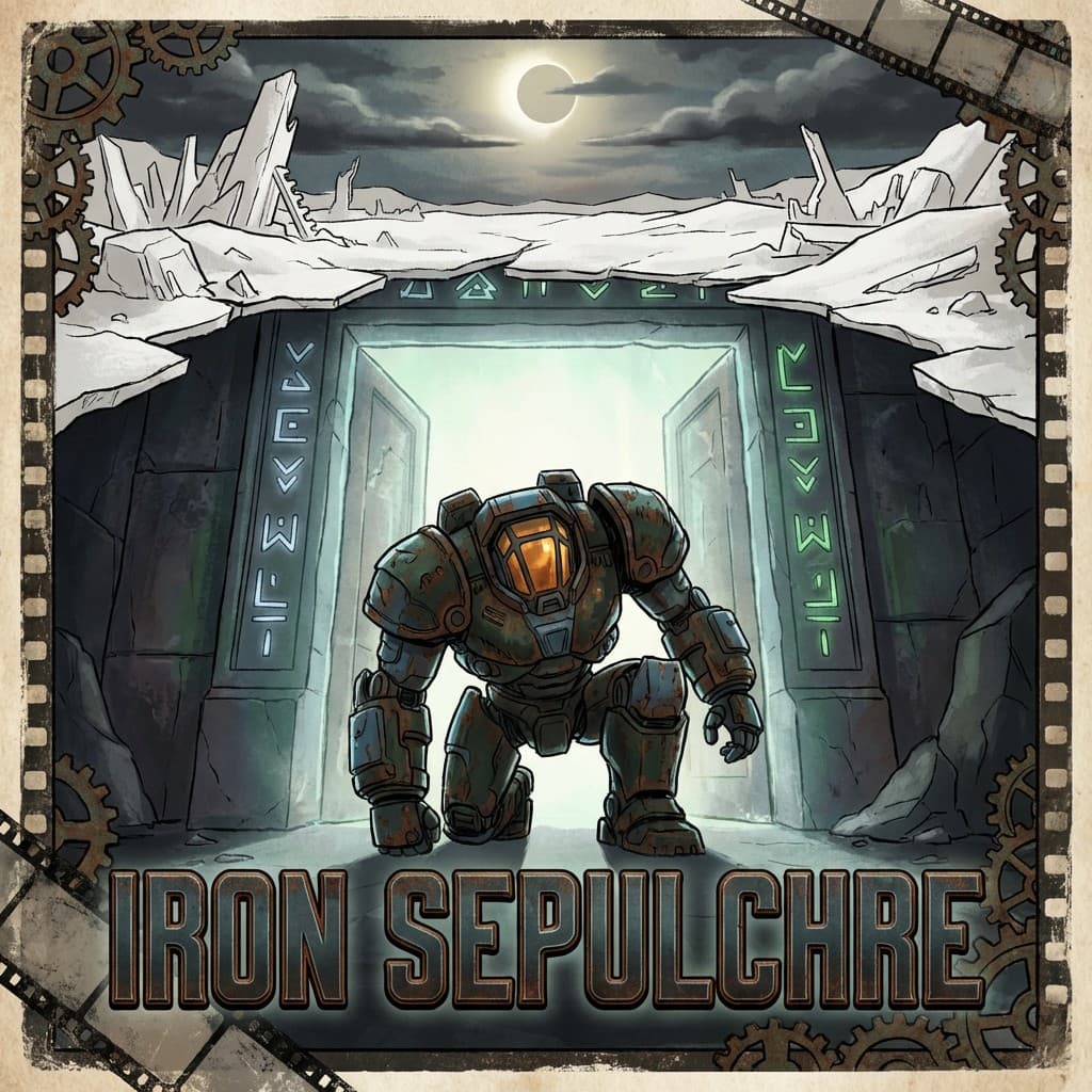 Iron Sepulchre — sci-fi world poster