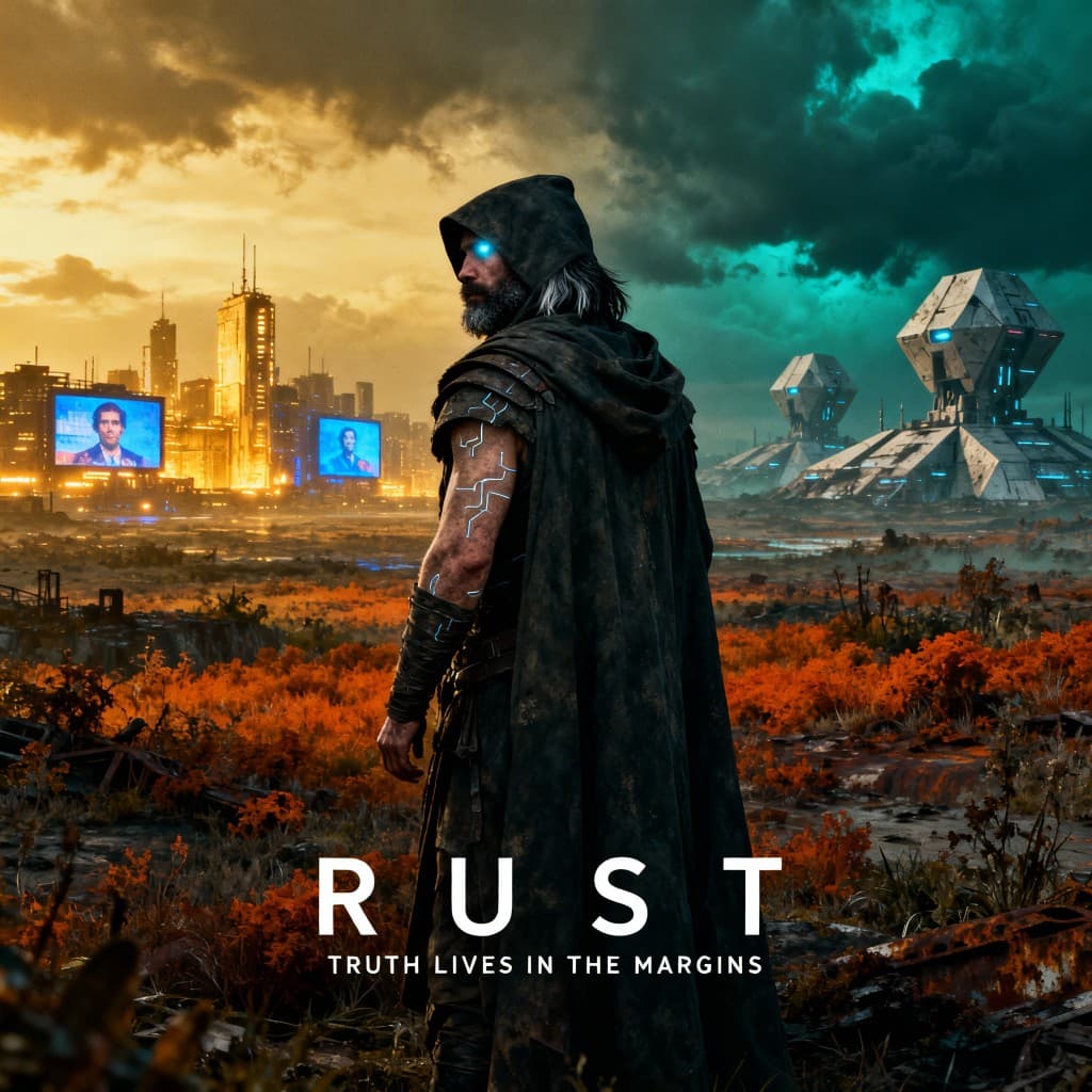 Rust — sci-fi world poster